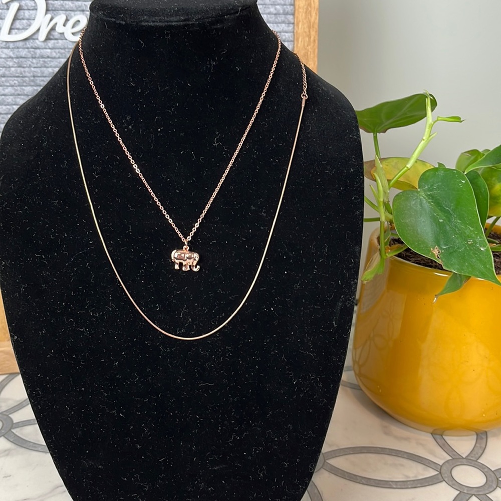 Elephant necklace